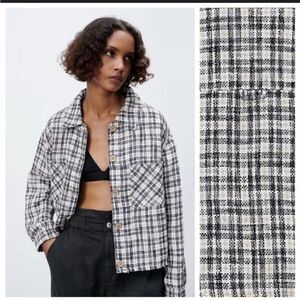 SALE! - NWOT Zara Cropped Tweed Jacket XS